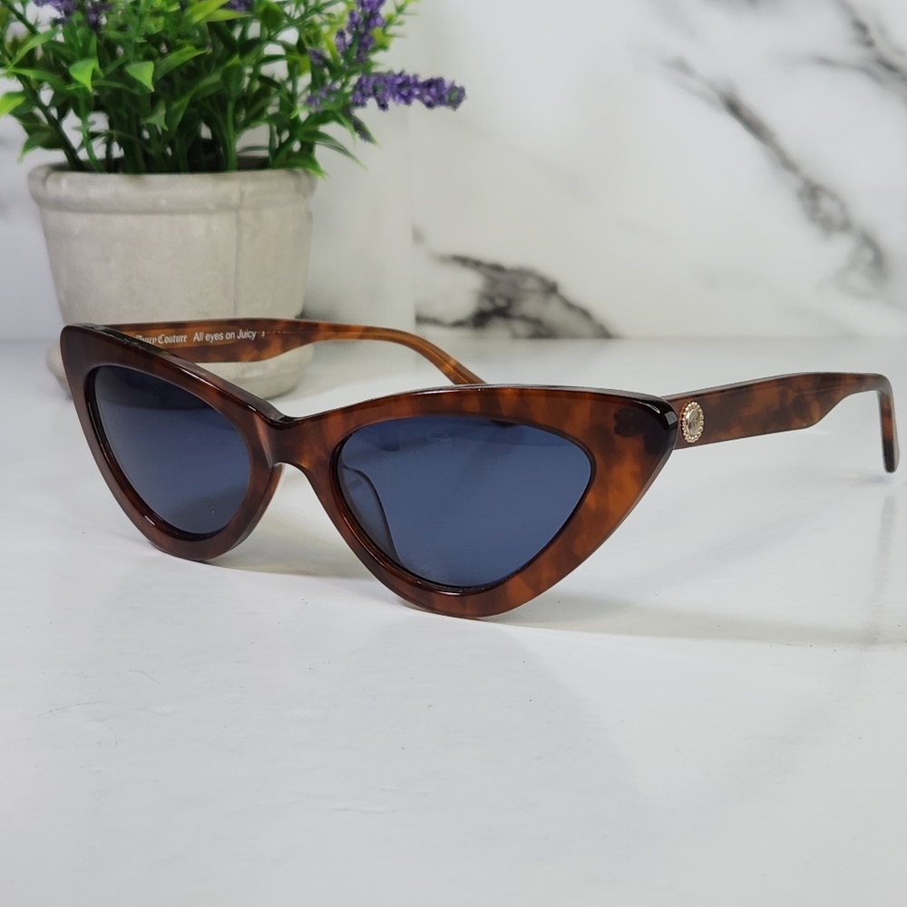 Juicy Couture Sunglasses Brown Cat Eye Y2K and vintage style